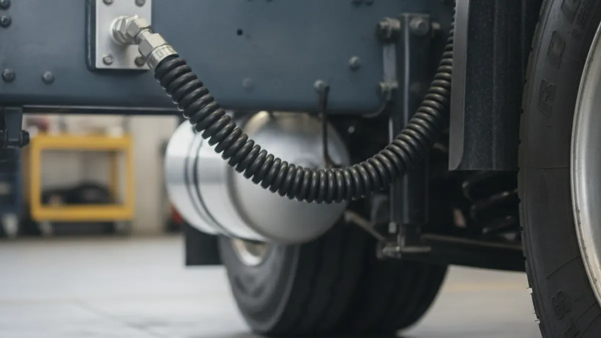 Air Brake Hoses and Fittings: Types, Sizes, Routing and Leak Repair
